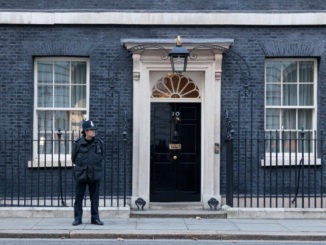 Gusrds at 10 Downing Street