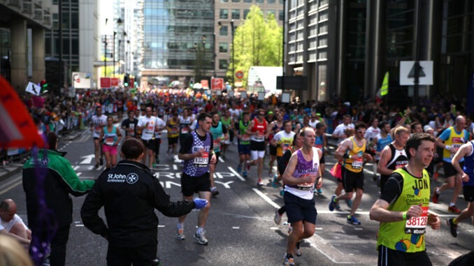 London marathon, dealer, office supplies, institute of cancer research, fundraising