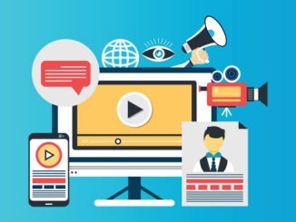 online video marketing concept