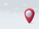 3d Vector Pin location pointer, Navigation icon, Geolocation map mark.