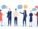 group of people, news social networks, meeting chat, dialogue speech bubbles