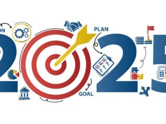 2025 new year goal plan action with target icons, Business plan, financial plan and strategies. Annual plan and development for achieving goal, achievement and success in 2024. Vector illustrator set.