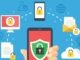 mobile device with icons