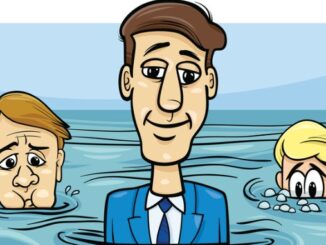 head above water saying cartoon