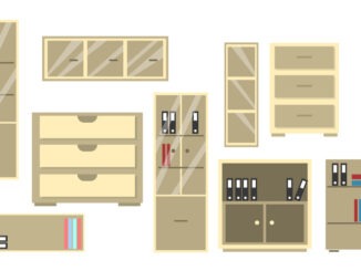 Office locker set.