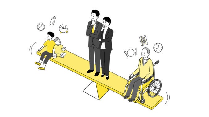 Balancing Childcare, Elder Care, and Work – Double Care